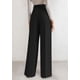 thumbnail image 5 of Pantalones Palazzo de Pierna Ancha para Mujer PRETTYGARDEN Tiro Alto Negro Talla M, 5 of 7