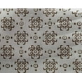 thumbnail image 5 of oneOone Georgette Viscose Brown Fabric Block Fabric For Sewing Printed Craft Fabric By The Yard 42 Inch Wide, 5 of 6