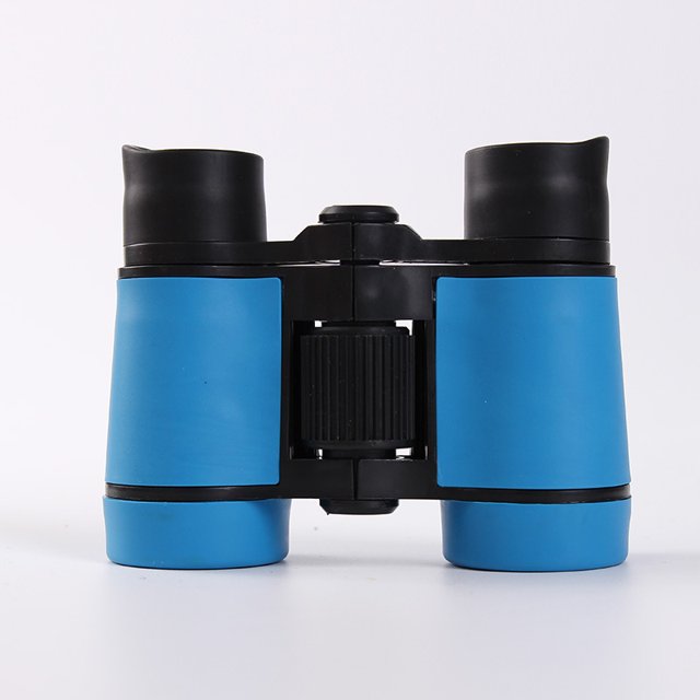 CAROOTU Children Binoculars 4x30 Toy Color Rubber Handle Slip High Resolution for Boy and Girl