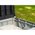 thumbnail image 4 of Keter Novel 90 Gallon Durable Weatherproof Resin Deck Box Organization and Storage for Outdoor Patio and Lawn, Black and Gray, 4 of 6