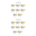thumbnail image 3 of relayinert 6piece Wide Application Alloy Window Lock - Easy Installation For Home And Office Safety Lock Window Silver 30*24.5*24mm 2Set, 3 of 6