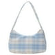 thumbnail image 1 of Bolso de hombro para axilas con estampado a cuadros vintage Bolsos de media luna para mujer (Azul) Likrtyny Para estrenar, 1 of 9