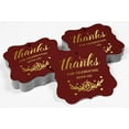 thumbnail image 4 of Inkdotpot Real Gold Foil Bracket Shape Paper Hang Tags Thanks For Celebrating With Us Bridal Shower-Baby Shower-Retirement-Wedding-Birthday Favor Tags Pack Of 100, 4 of 7