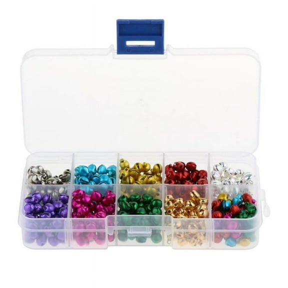 Jingle Bells, 500 Pieces 6MM Craft Bells, DIY Bells for Wreath, Charm, Pendant Holiday & Christmas Home Decoration