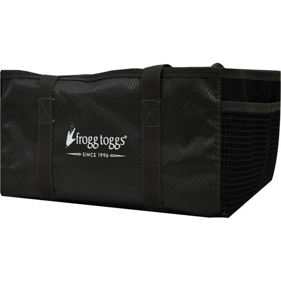 Frogg Toggs Fishing Tray Tote Black