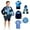 Manchester City, variant on Official Manchester City FC Ultimate Fan Pack - Unisex Kids - Jacket, T-Shirts, Scarf & Soccer Ball - MCUFP Light Blue YXL