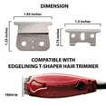 thumbnail image 6 of RED Pro T-Edgeliner Replacement Blade (Made in USA) Compatible with RED PRO TRP01N T-Edgeliner, TRP02N Edgeliner, Andis GTO T-Outliner GO Outliner (T-Edgeliner Blade), 6 of 6