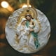 thumbnail image 3 of Adorno navideño con la bendición del nacimiento de Jesús, adorno para la escena de la natividad, decoración cristiana colgante para el árbol de Navidad, espejo retrovisor del coche., 3 of 7