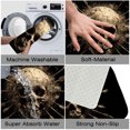 thumbnail image 3 of 1pc Skull with Arrows Absorbent Non-Slip Bathroom Thickened Flannel Rug Decor,Soft,Quick Drying,Suitable For Indoor/outdoor Use,Bathrooms,Bedrooms,Kitchens,Terrace,Laundry Rooms,16"x24", 3 of 9