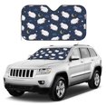 thumbnail image 4 of Bingfone Cute Sheep 1 Car Windshield Sunshade,Sun Foldable Sun Shield Sun Visor for Car - Small, 4 of 8