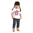 thumbnail image 3 of Cute Niece Aunt BFF Best Auntie Ever Toddler Boy Girl T Shirt Infant Toddler Brisco Brands 24M, 3 of 5