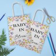 thumbnail image 7 of 20Pcs Baby Shower Party Favor Bags, Bloom Baby Gift Bag for Girls，Gender Reveal Gift Bag, Floral Paper Gifts Bag with Handle, 7 of 7