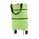 thumbnail image 4 of Bolsa de compras con ruedas Salvador bolsa de mano plegable tela Oxford verde, 4 of 10