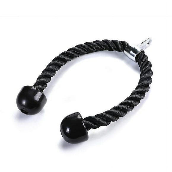 Triceps Rope Rope Nylon Double Handle For Workout(1 Piece,black)