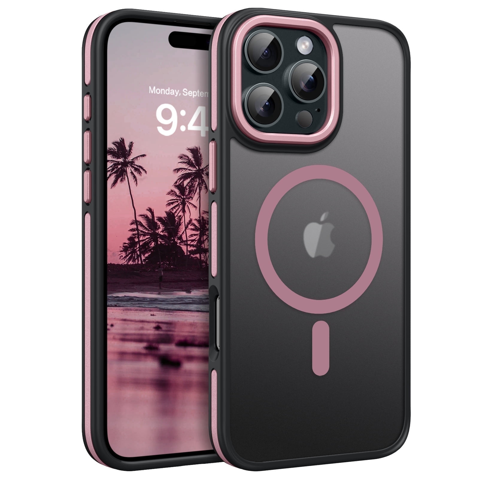 BENTOBEN Case for iPhone 16 Pro Max Compatible with Mag-safe 6.9" Slim Translucent Matte Shockproof Protective Cover