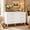 6-White, variant on 6-Drawer Dresser with Gold Metal Legs & Handles, 47.5" Wide Chest of Drawers with Waterproof Finish & Space-Saving 15" Depth for Bedroom, Black