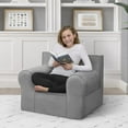 thumbnail image 5 of Children XL Cozee Foam Chair - Perfect Size for Kids Ages 18 Months - 12 Years+, Light Grey, 5 of 10