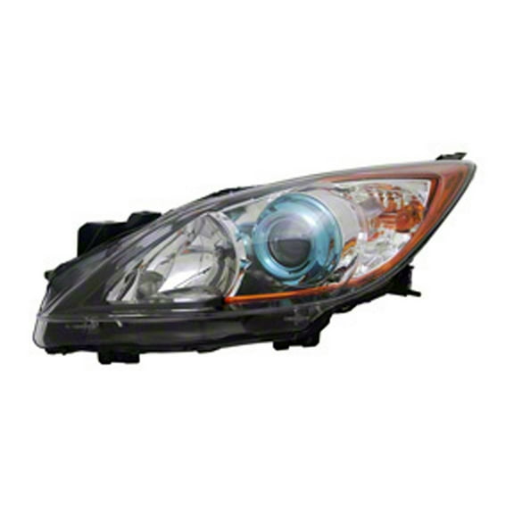 KAI New OEM Replacement Passenger Side Headlight Lens And Housing, Fits 2012-2013 Mazda 3