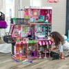 KidKraft Brooklyn's Loft Wooden Dollhouse with 25-Piece Accessory Set, Lights and Sounds
