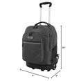 thumbnail image 2 of Travelers Club Sac à Dos à Roulettes, Fer Forgé, 20 Pouces avec Compartiment pour Ordinateur Portable, 2 of 11