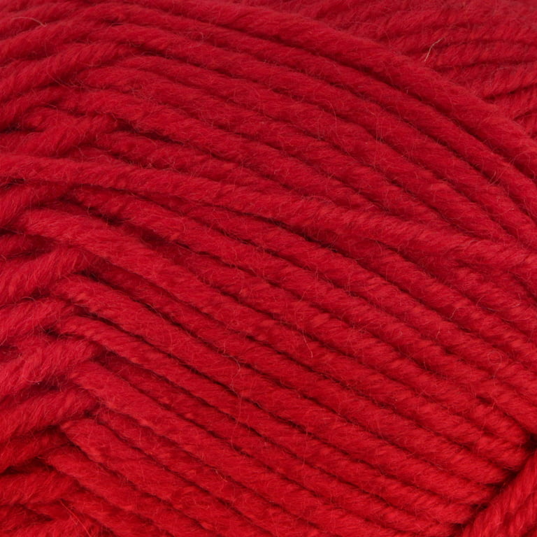 Chunky Melody Medium Weight Yarn - White - 70% Wool 30% Acrylic Blend -  100g/skein
