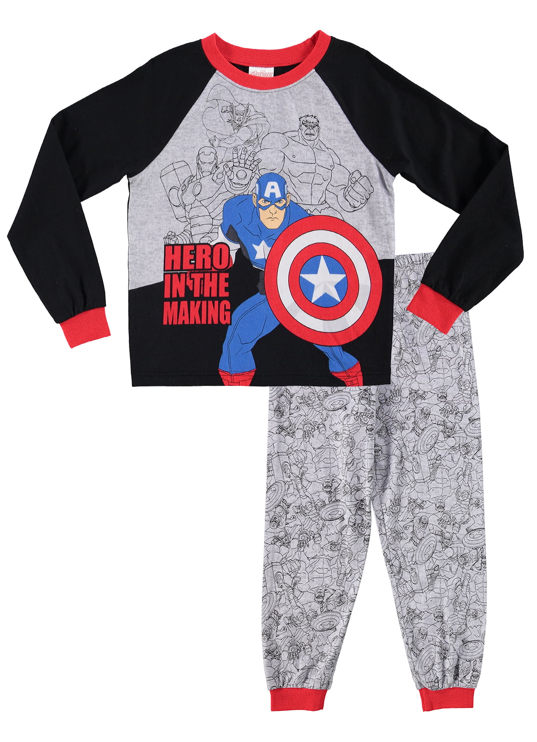 Avengers Boys Sleepwear Cotton Kids 2Piece Pajama Set