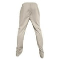 thumbnail image 4 of Vedolay Mens Pants Casual Drawstring Waist Loose Fit Cropped Jogger Cargo Pants Beige,2XL, 4 of 5