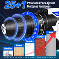 thumbnail image 2 of Taladro Eléctrico Destornillador Inalámbrico 1500rpm 21v Negro/Blanco, 2 of 4