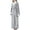 Gray, variant on Full Length Flannel Bathrobe Pajamas Women Belted Plush Soft Fleece Long Bath Robes Nightgown Spa Sleepwear Housecoat (X-Large, Pink)