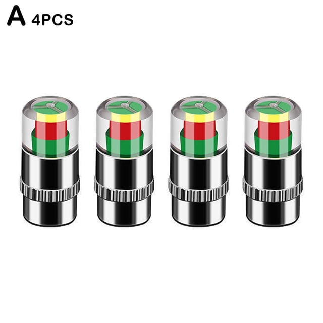 High-Precision Core Car Tire Pressure Monitor Tire Cover Indicator Alarm Valve Warning Pressure Tire Gauge Barometer V4Q1