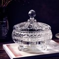 thumbnail image 3 of Bangcool Candy Jar Glass Small Vintage Sunflower Food Storage Jar Cookie Jar with Lid, 3 of 10
