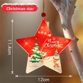 thumbnail image 3 of Lámpara colgante para árbol de Navidad, adorno para ventana, decoración de Papá Noel, luces de estrella, muñeco de nieve, luces de interior, decoración de árbol para exterior, 3 of 5