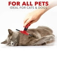 Pet Grooming Brush Professional Deshedding Tool for Dogs & Cats