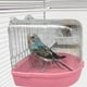 thumbnail image 1 of Caja de Baño de aves para mascotas, jaula de ducha para loros, jaula de ducha de baño transparente para periquitos, pájaros pequeños y medianos, canar, 1 of 10
