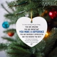 thumbnail image 4 of You Make a Difference Ornament, Inspirational Christmas Tree Decoration with Positive Affirmations, Encouragement Gift for Friends, Coworkers, or Teachers, 4 of 5