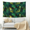thumbnail image 3 of Easygdp Peacock Feathers2 Tapestry Wall Hanging, Wall Tapestries for Bedroom Aesthetic Living Room Office Decor 60x40in, 3 of 8