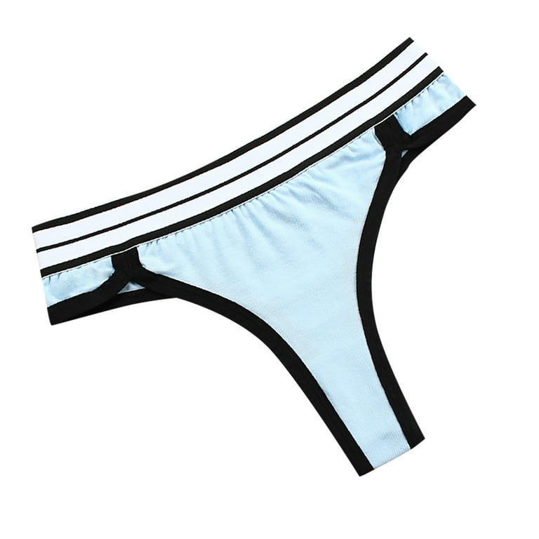 EHTMSAK Workout Underwear for Women Breathable Bikini Low Rise No