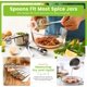 thumbnail image 4 of Stainless Steel Measuring Cups and Spoons Set of 14 with Leveler, Nesting Kitchen Metal Measuring Cups and Spoons Set for Dry and Liquid Ingredients, Perfect for Cooking & Baking, 4 of 5