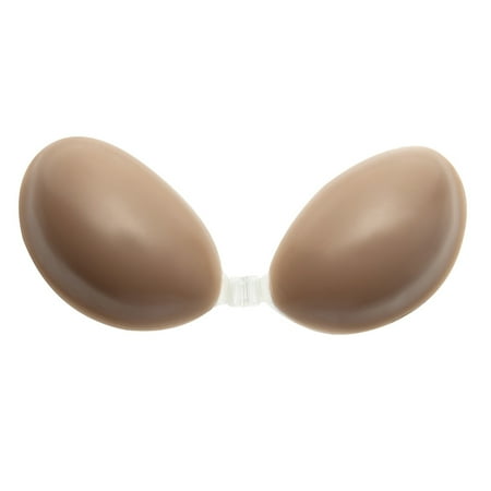 2 Pair Strapless Invisible Push-Up Bra Silicone Self-adhesive Bras for Wedding Party Dances Backless Tops Dresses