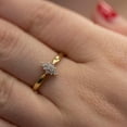 thumbnail image 6 of 10K Yellow Gold Diamond Cluster Ring, 6 of 7