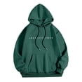 thumbnail image 5 of MHFRRA Sudaderas y Sudaderas para Hombre, Sudaderas Casuales de Manga Larga con Estampado para Uso Diario, Ajuste Cómodo, Diseño Moderno para Otoño E Invierno Verde oscuro, 5 of 5