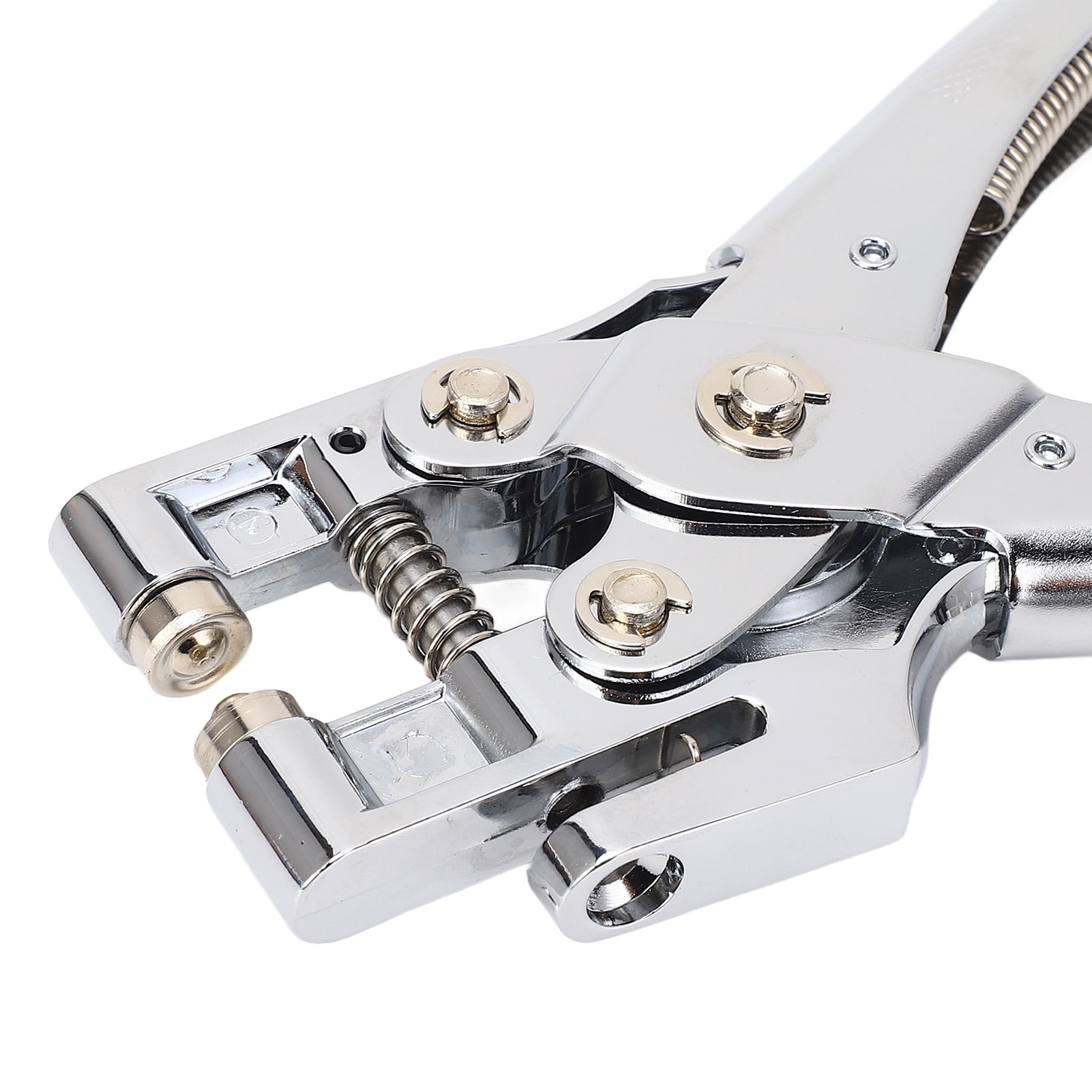 YAHHU 5mm Single Hole Puncher Heavy Duty Metal Handheld Paper Punch Tool for A4 Paper 30 Sheets