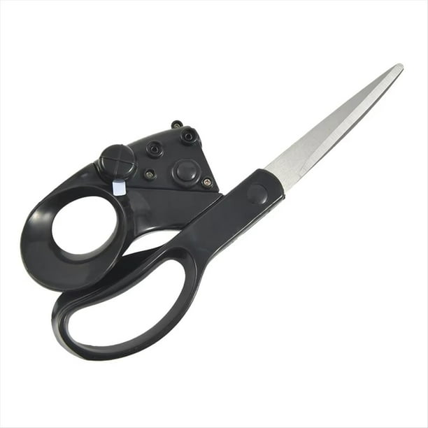 Tijeras Profesionales con Guía para Manualidades, Envoltura de Regalos, Costura de Telas, Corte Recto y Rápido.
