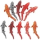 thumbnail image 1 of 10pcs Realistic Miniature Koi Fish Figurine, Aquarium Fake Goldfish Figurines Small Resin Red Goldfish Mini Fish Figurines DIY Crafts Garden Accessori, 1 of 3