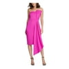 ELIZA J Womens Pink Zippered Bow-front Strapless Below The Knee Formal Sheath Dress Petites 2P