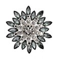thumbnail image 1 of UDIYO Women Fashion Flower Brooch Crystal Rhinestone Jewelry for Wedding Party Gift, 1 of 7