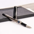 thumbnail image 2 of Pineider Avatar Twin Tank Touchdown Graphene Black Fountain Pen, 2 of 8
