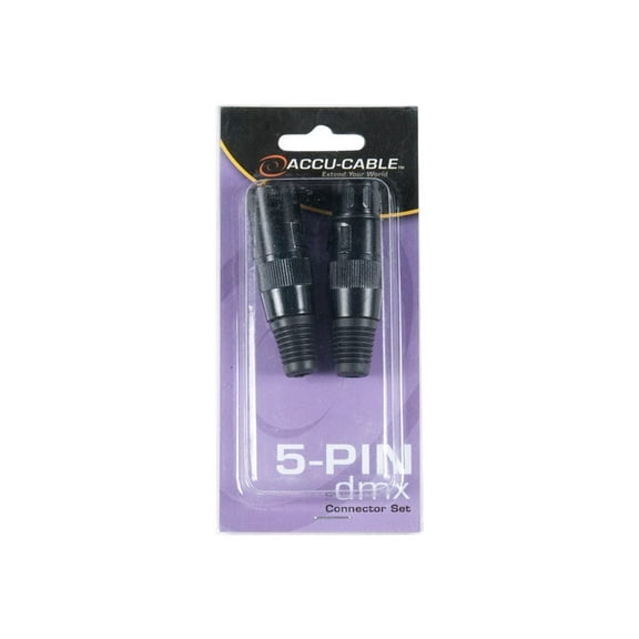 American DJ 5-Pin Male - Female XLR Connectors