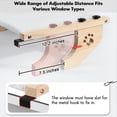 thumbnail image 4 of Cat Perch White 27.5''L X 15''W Window and Furniture Mount Seat for Large Cats, 4 of 6