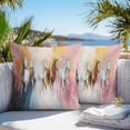 thumbnail image 4 of Running Horses Outdoor Pillow Covers Pack of 2 Animal Abstract Horse Waterproof Throw Pillow Covers Decorative Cushion Cases for Patio Garden Tent Balcony Couch 20x20 inch, 4 of 8